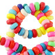 Polymer beads rondelle 7mm - Multicolour